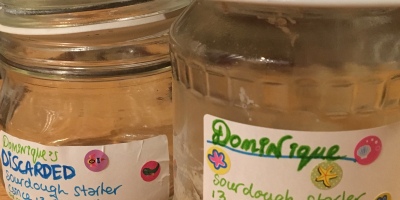 Dominique, DLCS sourdough starter inspired by the Zero Waste Chef